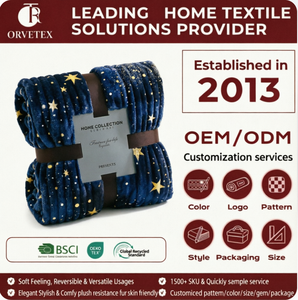 Manta de Franela con Estampado de Galaxia <span class=keywords><strong>Nocturna</strong></span> Estrellada Colorida de Orvetex, Ideal para Cumpleaños Infantiles, Disponible en Varios Colores - Product Image 1