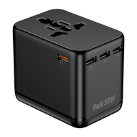 OULIYO-F02-PD35W GAN Kleiner Reiseadapter USB-Anschlüsse Universeller Multi-Typ-Stecker Universalbuchse