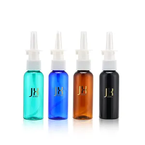 10 15 30 50 ml empty pet plastic nasal spray bottle portable small oral mouth throat sprayer bottle for medical packaging