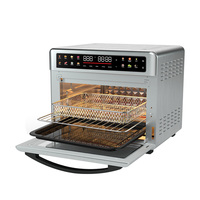 Four à convection multifonction en acier inoxydable avec écran tactile grande capacité, pour une cuisson plus rapide et moins d'huile