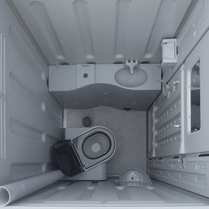 Baños Móviles con Cabina de Acero, Baño Portátil en <span class=keywords><strong>Alquiler</strong></span>, <span class=keywords><strong>WC</strong></span> Portátil para Exteriores, Baño Móvil Público Reciclado, Baño Individual - Product Image 2