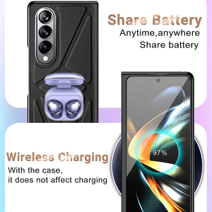 Hỗ trợ Samsung Galaxy Z gấp 5 chia sẻ pin sạc không dây thân thiện lật 5 4 3 2 màng bảo vệ và bảo vệ chống sốc - Product Image 6