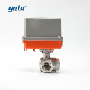 ステンレス鋼<span class=keywords><strong>3</strong></span>/4 NPT SSLボディ<span class=keywords><strong>3</strong></span>ウェイボールバルブ電気OEM高温100mm制御バルブ水処理プラント - Product Image 1