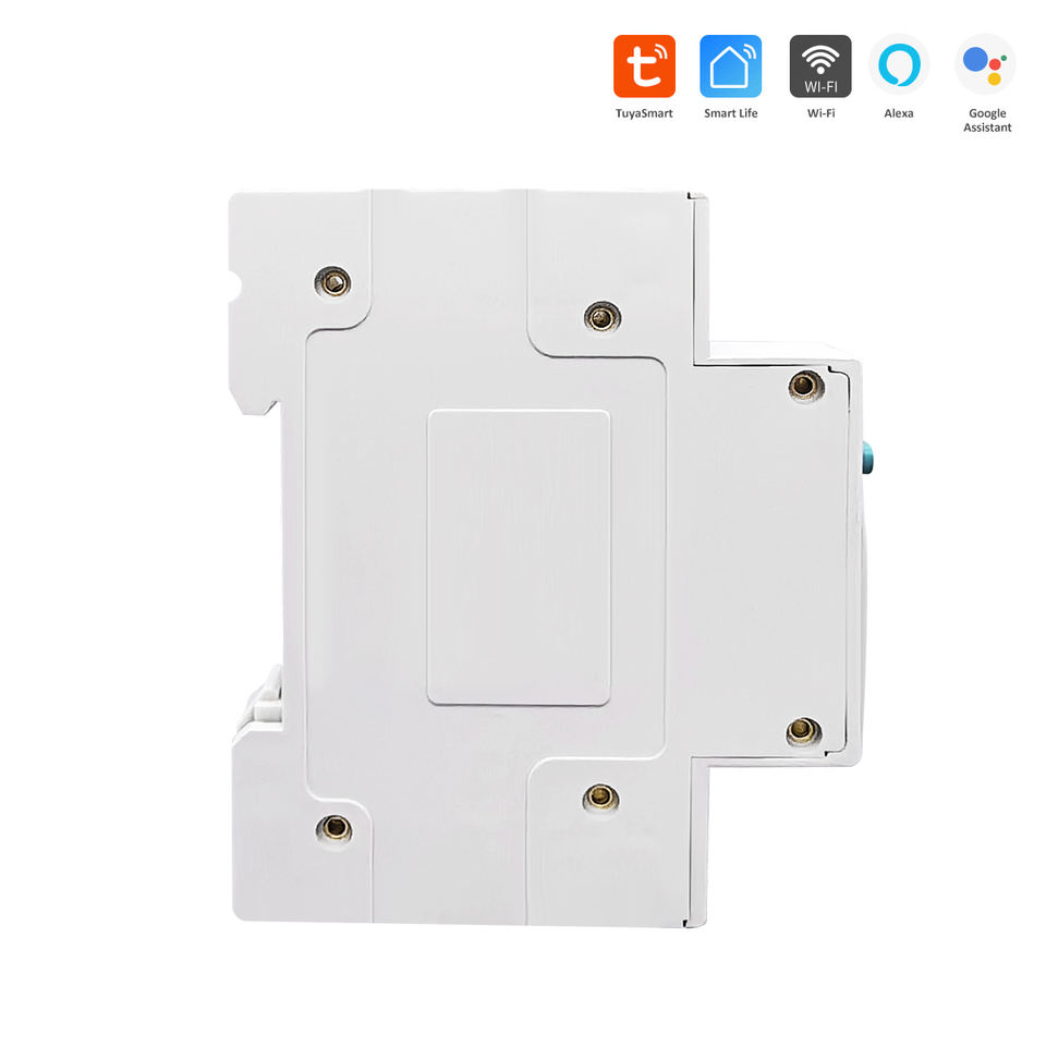 TOMZN TUYA 1P+N 63A WIFI Smart Switch Energy Meter Metering Circuit ...
