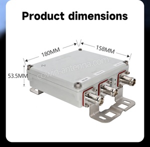 RF Triplexer พร้อม698-960MHz 1710-2170MHz 2300-2700MHz สายสามเส้น4.3-10ตัวเมียตัวเชื่อมต่อ PIM ต่ำสำหรับชิ้นส่วนโทรคมนาคม - Product Image 6