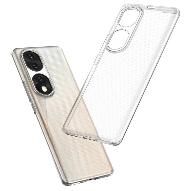 Ultra Thin Transparent Phone Case for Honor 70 Pro 5G TPU Cover Protective Back Clear Phone Case