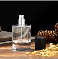 Bouteille de parfum en verre vide classique de 30ml avec tête de pompe 100ml emballage de bouteille de vaporisateur de parfum rechargeable pour diffuseur en boîte