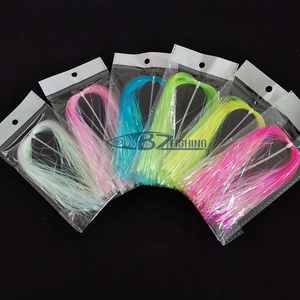 Fly Tying Materials Saltwater Flies Pike Skins Lateral Scale Corrugated Flash Strands <strong>Gliss</strong> and Glow - Product Image 2