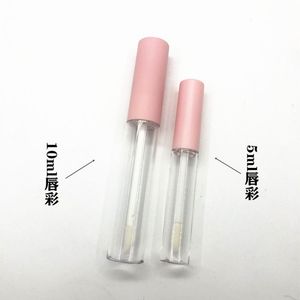 Pink Eyelash Growth Serum Tube 1.5ml 5ml 10ml <b>Empty</b> Cosmetic Packaging For Lip Gloss Mascara Sample <b>Bottles</b> - Product Image 4