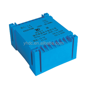 Transformador de Aislamiento de Tipo Plano YHDC 12VA, Entrada Doble 110V/115V, Salida Doble 6V/9V/12V/24V, PU3910B, Baja Altura - Product Image 2