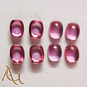 Cabujón con forma de cojín de topacio Rosa natural, piedras preciosas sueltas para la fabricación de joyas recubiertas de alta calidad, 4mm, 6x8mm, 8x10mm, 10x12mm - Product Image 3