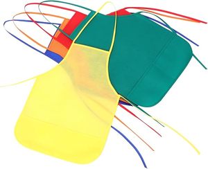Delantales <span class=keywords><strong>de</strong></span> Artista Personalizados Beckon <span class=keywords><strong>para</strong></span> Niños, Delantales <span class=keywords><strong>de</strong></span> Pintura <span class=keywords><strong>de</strong></span> Tela No Tejida <span class=keywords><strong>para</strong></span> Niños y Niñas, 33 cm * 48 cm - Product Image 1