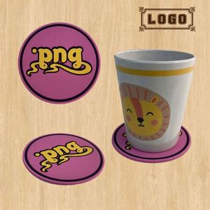 Silicone Soft Pvc Coaster Uv Printer Customer Square Paper Coaster Custom Double Sided Coaster