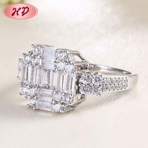 Anello di Fidanzamento alla Moda Nuovo Design Corona Italiana Anello Nuziale in Argento Puro - Product Image 3