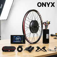 Kit de Conversión para Bicicleta Eléctrica de 60V 3000W Pico 45MPH+ con Llanta MTX, Potente Actualización para Bicicleta, Alta Velocidad, DIY, Batería Opcional