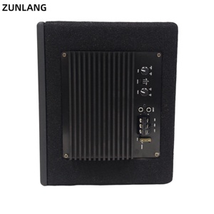 <span class=keywords><strong>Subwoofer</strong></span> 10 pouces pour voiture, actif, 150W RMS, avec télécommande, radiateur passif, pour coffre arrière, haut-parleur Super Bass - Product Image 6