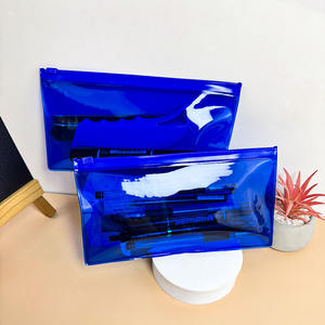 Transparent PVC fichier sac PVC pochette à fermeture éclair en plastique fichier organisateur fourre-tout étanche portefeuille école bureau titulaire <span class=keywords><strong>Document</strong></span> sac - Product Image 5