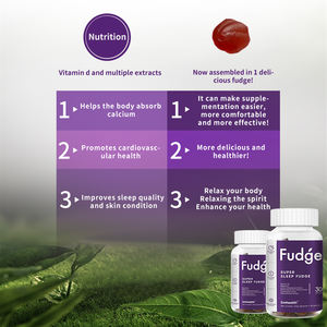 Yetişkinler ve gençler için özel etiket süper uyku sakızlı <span class=keywords><strong>Vitamin</strong></span> <span class=keywords><strong>D2</strong></span> Melatonin takviyesi uyku teşvik - Product Image 5