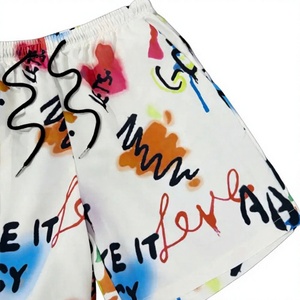 Shorts décontractés basiques pour hommes, légers, avec cordon de serrage, coupe décontractée, pour l'été, poches latérales, plusieurs couleurs et tailles, marque privée - Product Image 3
