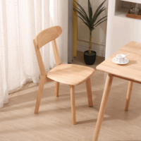 Chaises en bois massif en gros DISHI, salle à manger, tabouret japonais, chaise à cornes, chaises de salle à manger en bois Windsor