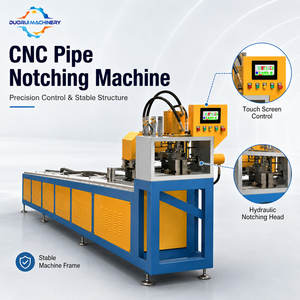 Machine de découpe d'angles CNC hydraulique pour tubes carrés en aluminium de Chine, poinçonnage à 45 et 90 degrés - Product Image 3