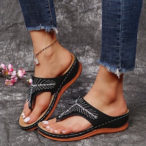 Summer Jelly <b>Shoes</b> Flip-flops Soft Soles Non-slip Rhinos Sexy Comfortable Light Weight Lace-up Slip-On QS1027B198 - Product Image 3