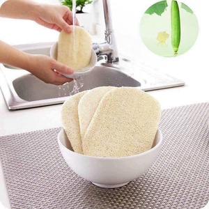 Loofah จาน Loofah สำหรับล้างจาน,จาน Loofah ทำจากฟองน้ำธรรมชาติ - Product Image 1