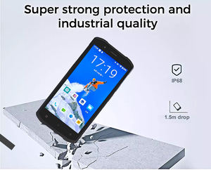 신상품 휴대용 PDA 안드로이드 11 <span class=keywords><strong>RFID</strong></span> NFC 리더 4G <span class=keywords><strong>WiFi</strong></span> 산업용 모바일 데이터 터미널 IP68 바코드 스캐너 신상품 - Product Image 4