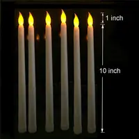 28cm LED Taper Kerzen mit fern flackern den realistischen flammen losen Batterie fenster Kerzen realistische batterie betriebene Taper Candle