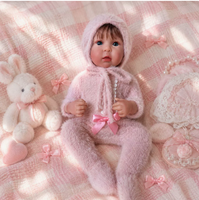 Poupée Reborn de 20 pouces (50 cm), poupée réaliste en vinyle, poupée avec texture de peau 3D peinte à la main, jouet pour enfants