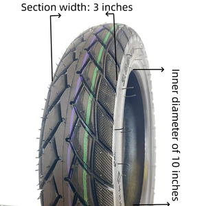 Le département des ventes directes d'usine utilise largement des motos de scooter électrique à petite cylindrée avec 3.00 à 10 pneus sous vide - Product Image 2