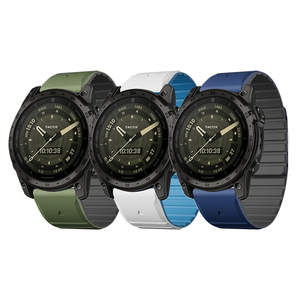 Correas magnéticas de silicona suave RYB para Forerunner 965/955/945/banda deportiva para <span class=keywords><strong>Garmin</strong></span> <span class=keywords><strong>Fenix</strong></span> 6 Pro/6/7/7 Pro/<span class=keywords><strong>5</strong></span>/<span class=keywords><strong>5</strong></span> Plus correa de reloj - Product Image 2