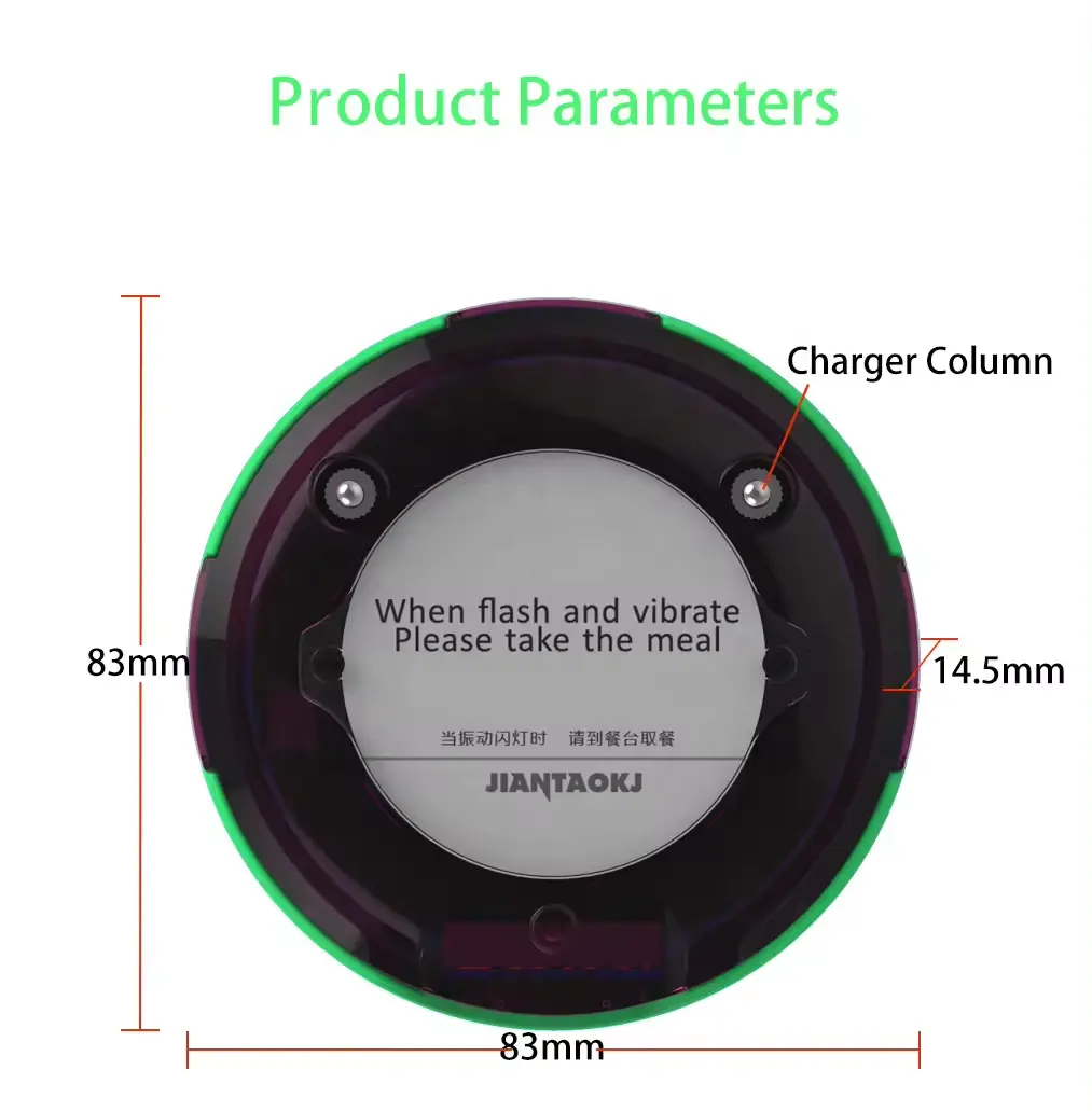 20 Pagers High Quality Wireless Restaurant Calling Guest Paging Service Customer Vibrating Queue Beeper Coaster Pager