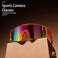 Lunettes Intelligentes de Traduction IA Multilingue HD pour Appels, Protection UV, Verres Polarisés, Étanche IPX5, Caméra 1080P 5-6
