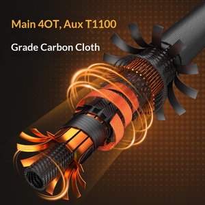 Canne à pêche télescopique en carbone ultralégère 5 sections, ultra-rigide, haute teneur en carbone, 116g, pour la pêche en plateforme - Product Image 2