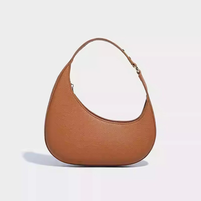 European and American Fashion Niche Design Irregular Crescent-Shaped New Moon Bag New High-End Underarm Bag for Women