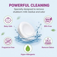 Produits de nettoyage professionnels pour bébés, nettoyage des biberons, adaptés au nettoyage des biberons et de la vaisselle pour bébés, comprimés nettoyants