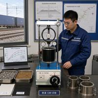 Automatic Digital CBR Tester High Accuracy 1% IP55 Protection California Bearing Ratio Testing Machine ASTM D1883 Equipment