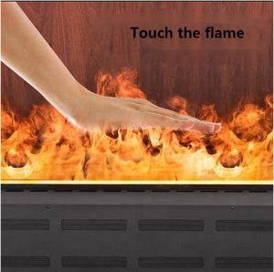 Estufa de chimenea electrónica atomizada 3D de inspiración nórdica, sala de estar, horno de simulación decorativo para el hogar, núcleo eléctrico para el hogar - Product Image 2