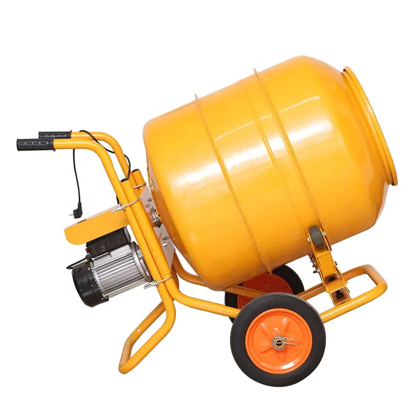 Concrete automatic loading crawler mixer cement mortar drum mixer