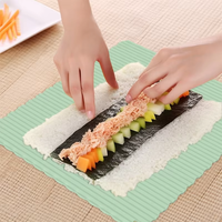 Wellfine sans BPA bricolage Sushi faisant outil de qualité alimentaire bricolage Silicone Sushi rouleau tapis Silicone Sushi tapis