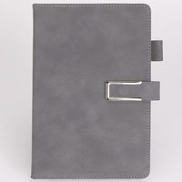 Libreta de Negocios A5 de Cuero PU con Cierre Magnético, Diario de Reuniones, Impresión de Logotipo, Material de Oficina