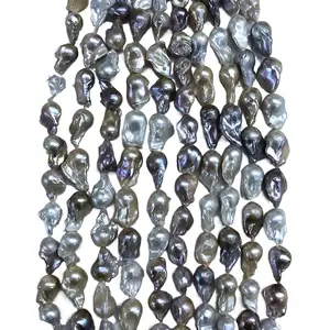 Vente en gros de perles baroques naturelles multicolores 15-20mm