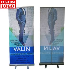 Expositor Enrollable de Aluminio Portátil de Alta Calidad con Base Ancha, Expositor Publicitario Promocional Enrollable Económico - Product Image 1