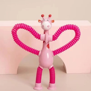 Juguete Sensorial Pop Tube Jirafa, Tubo Telescópico con Ventosa, Tubo Educativo de Dibujos Animados, Rompecabezas Interactivo para Padres e Hijos - Product Image 6