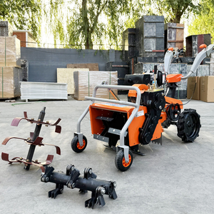 Desbrozadora Naranja a Diésel con Motor de Transmisión por Engranajes y Sistema de Cuchillas Ajustables - Product Image 6