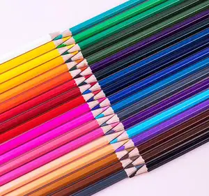 High Quality Erasable Color Pencil Hexagonal Rod Colored Lead Promotional Color Pencil Set