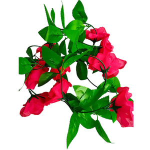 Guirlandes de roses artificielles en soie, décoration murale, décoration de mariage et de fêtes, bouquet en plastique, style médiéval - Product Image 1