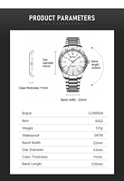 Montre à quartz de luxe étanche en acier inoxydable, lumineuse, personnalisée OEM, style minimaliste, haut de gamme pour les voyages d'affaires