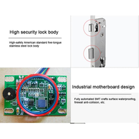 Cerraduras Inteligentes para Hoteles de Acero Inoxidable 304, Software de Gestión Hotelera, Llave para Puertas Corredizas de Aluminio y Vidrio, Fácil Instalación